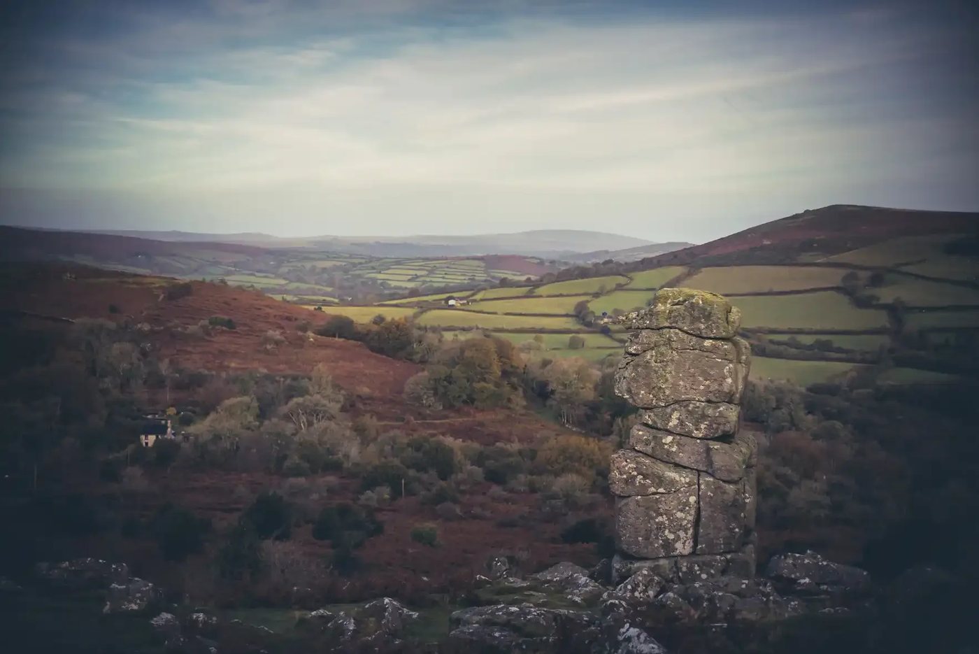 Bowerman's Nose near Manaton on Dartmoor, Devon