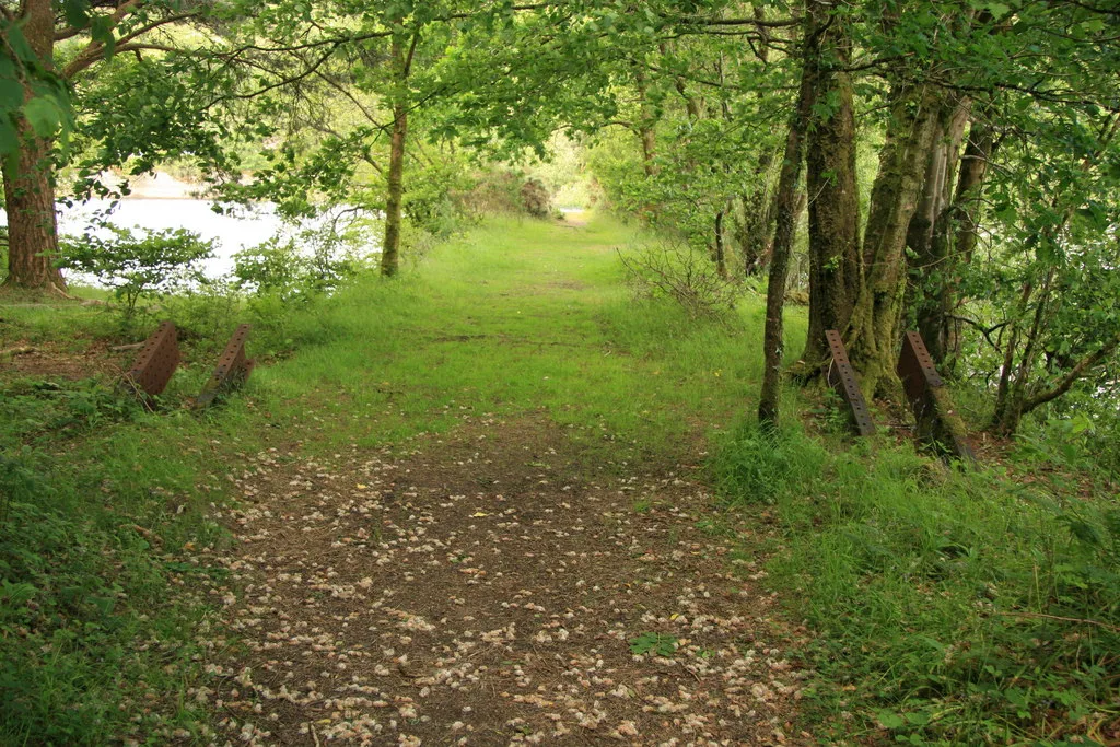 Base of Suspension Bridge