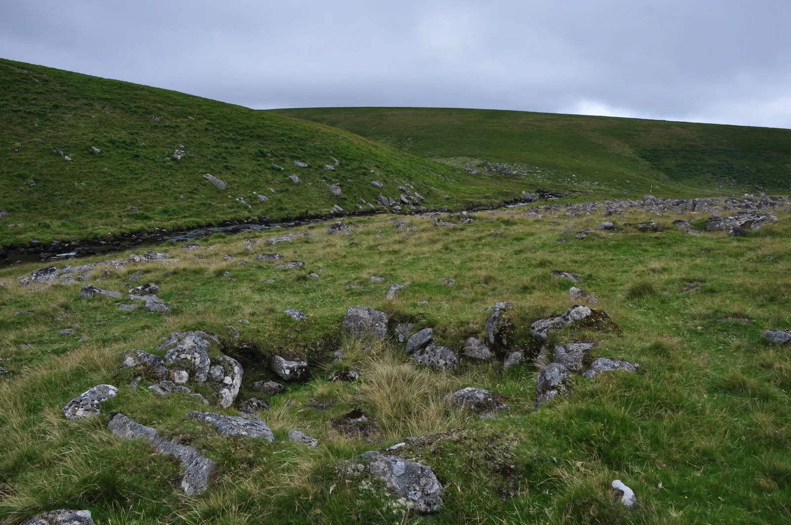 Ten hut circles, Watern Oke
