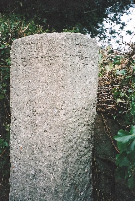 Direction Post, The Junction Of The Roads To Hennock Village And Warmhill