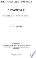 History of the Town and Borough of Devonport