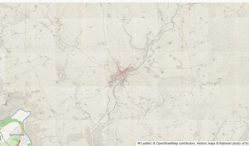 Dartmoor historic old maps through time